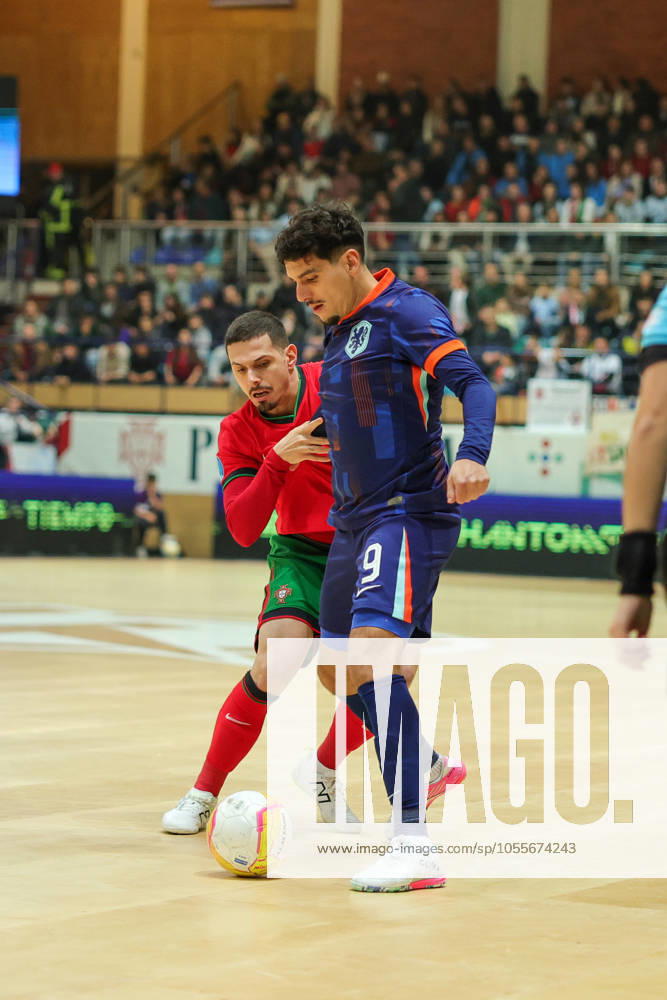 BRUNO COELHO player from Portugal seen on action during the UEFA Futsal Euro 2026 Qualifying match between Portugal and Netherlands at Pavilhao Municipal da Povoa de Varzim 18, 2024 in Povoa de Varzim, Portugal. Final Score Portugal 4 - 2 Netherlands Povoa De Varzim Portugal - ZUMAl192 20241218_zsp_l192_005