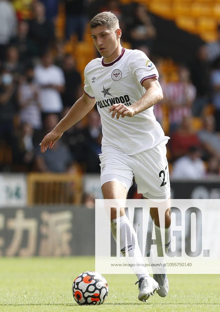 Wolverhampton Wanderers v Brentford - Premier League - Molineux September 18, 2021, Wolverhampton, United Kingdom: Wolverhampton, England, 18th September 2021. Vitaly Janely of Brentford during the Premier League match at Molineux, Wolverhampton. Picture credit should read: Darren Staples Sportimage Wolverhampton United Kingdom