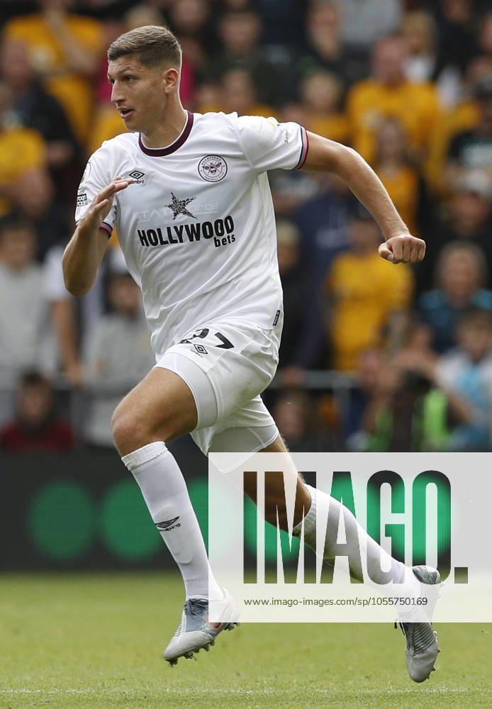 Wolverhampton Wanderers v Brentford - Premier League - Molineux September 18, 2021, Wolverhampton, United Kingdom: Wolverhampton, England, 18th September 2021. Vitaly Janely of Brentford during the Premier League match at Molineux, Wolverhampton. Picture credit should read: Darren Staples Sportimage Wolverhampton United Kingdom