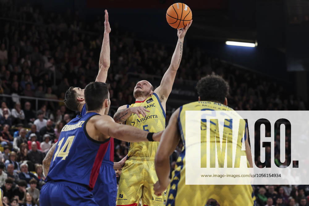 Rafa Luz of Morabanc Andorra in action during the Liga Endesa ACB, match played between FC Barcelona, Barca and Morabanc Andorra at Palau Blaugrana on December 22, 2024 in Barcelona, Spain. Barcelona Spain - ZUMAa181 20241222_zaa_a181_215