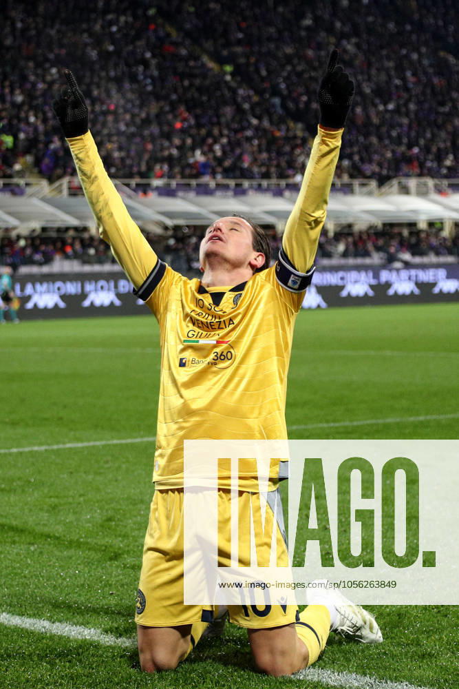 Firenze 23 12 2024 - campionato di calcio serie A Fiorentina-Udinese foto Image nella foto: esultanza gol Florian Thauvin