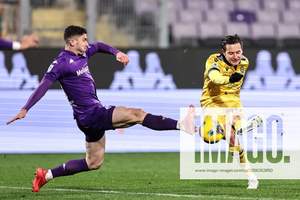 Firenze 23 12 2024 - campionato di calcio serie A Fiorentina-Udinese foto Image nella foto: gol Florian Thauvin