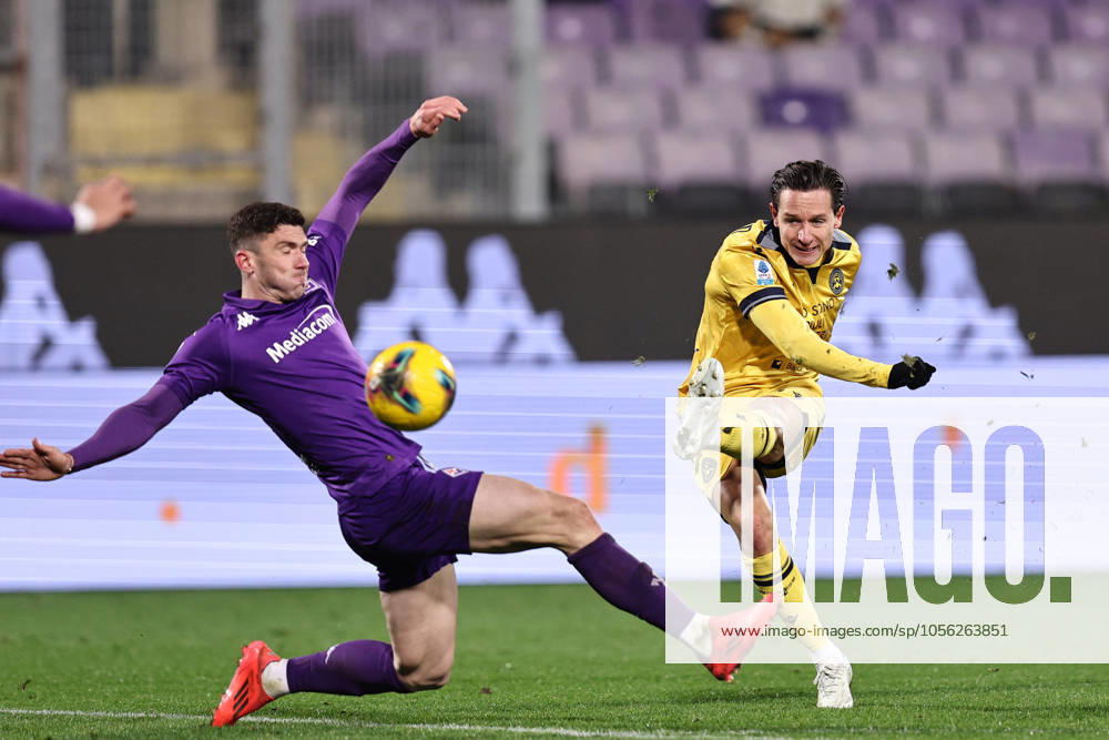 Firenze 23 12 2024 - campionato di calcio serie A Fiorentina-Udinese foto Image nella foto: gol Florian Thauvin
