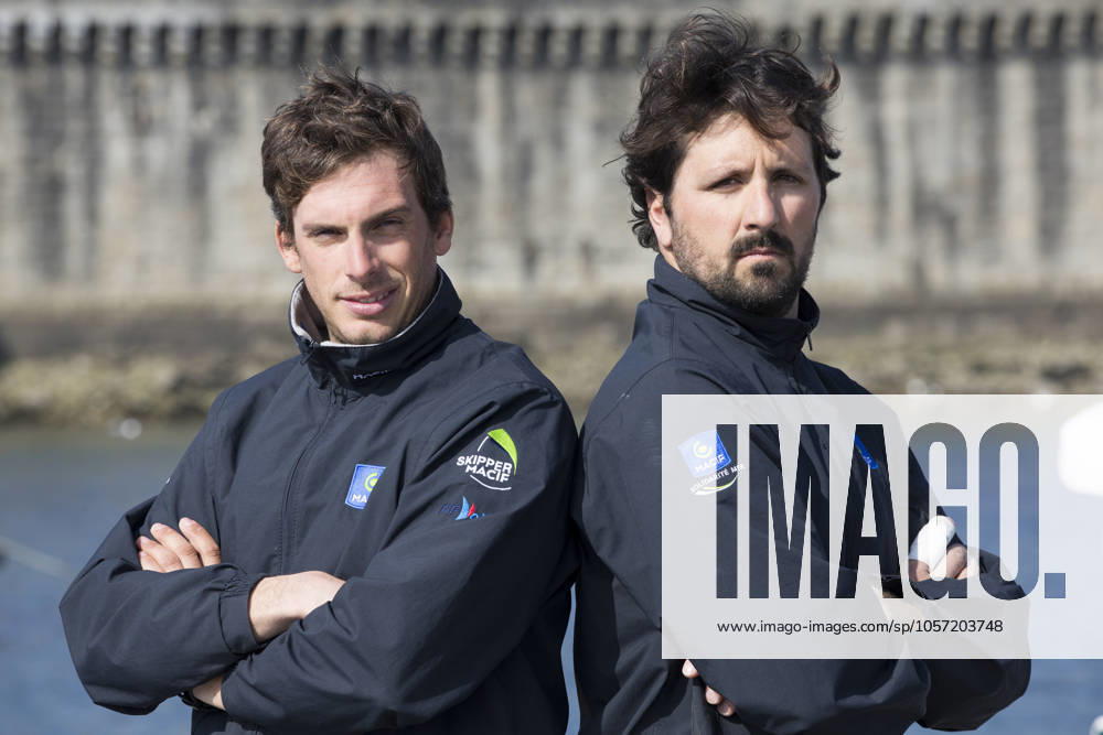 Yoann Richomme et Charlie Dalin, Skipper Macif - Transat AG2R LA MONDIALE 2016 - Concarneau le 16 03 2016 CONCARNEAUFrance