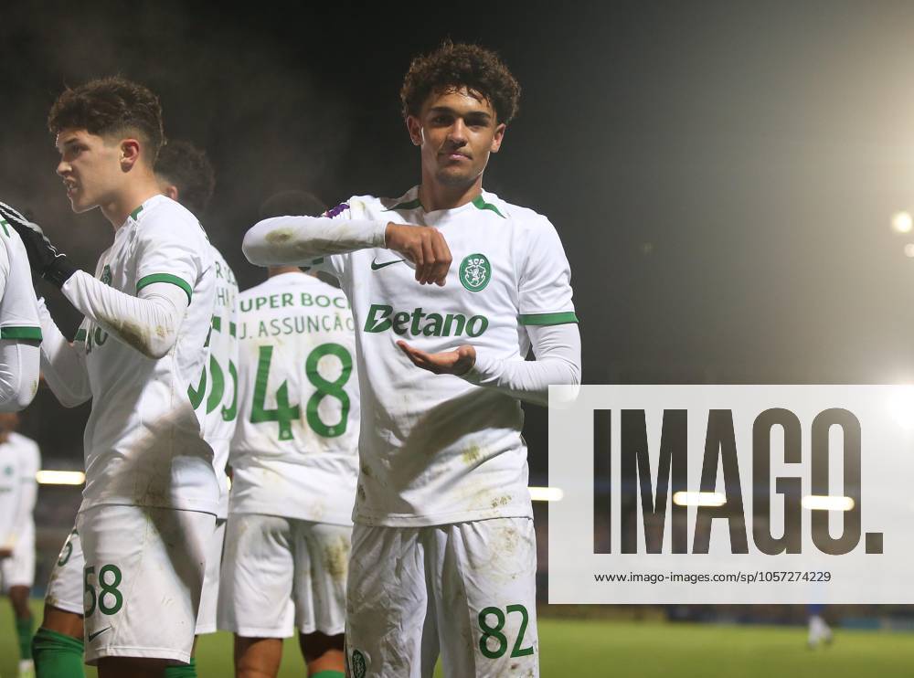 - Chelsea U21, U 21 v Sporting CP U21, Premier League International Cup, Kingsmeadow Stadium, London, UK - 7th January 2025. Daniel Weir Crystal Pix Gabriel Silva of Sporting CP U21 B goal celebration after scoring to put Sporting CP 2-1 ahead. - Chelsea U21 v Sporting CP U21, Premier League International Cup, Kingsmeadow Stadium, London, UK - 7th January 2025. Daniel Weir Crystal Pix London Kingsmeadow Stadium UK