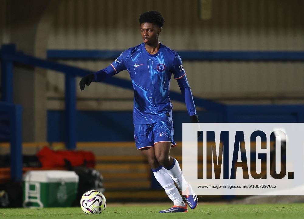 - Chelsea U21, U 21 v Sporting CP U21, Premier League International Cup, Kingsmeadow Stadium, London, UK - 7th January 2025. Daniel Weir Crystal Pix Sam Rak Sakyi of Chelsea U21. - Chelsea U21 v Sporting CP U21, Premier League International Cup, Kingsmeadow Stadium, London, UK - 7th January 2025. Daniel Weir Crystal Pix London Kingsmeadow Stadium UK