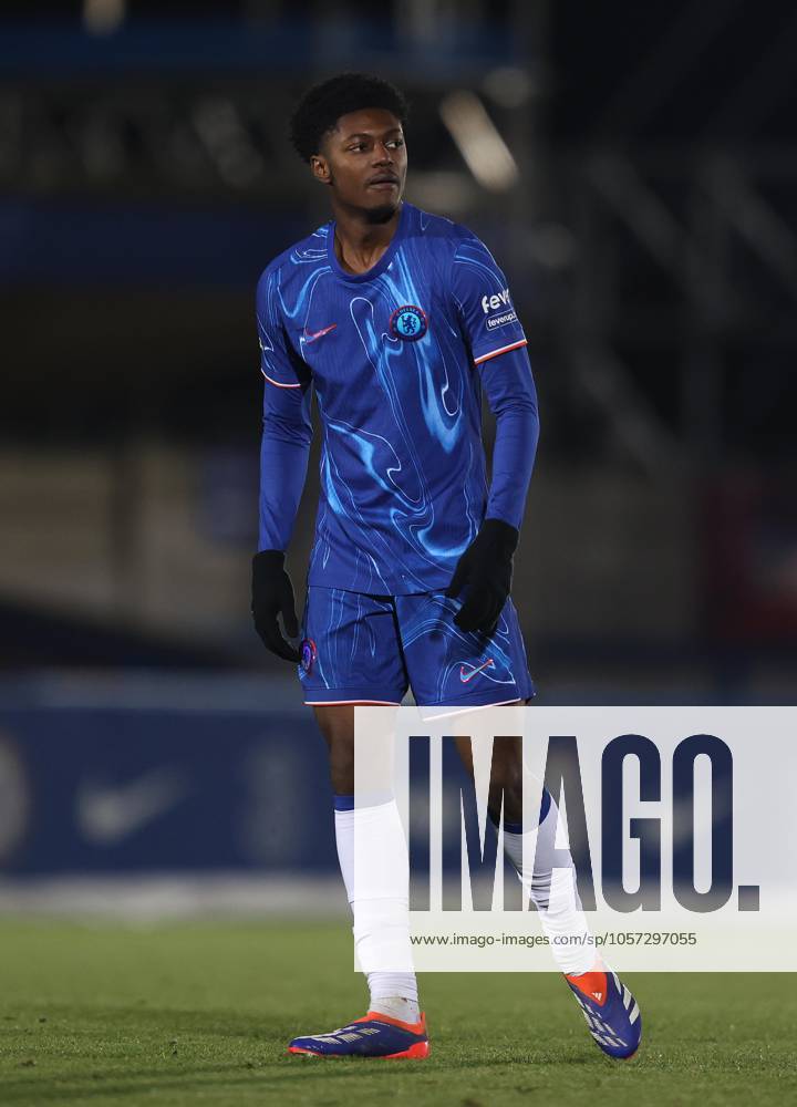 - Chelsea U21, U 21 v Sporting CP U21, Premier League International Cup, Kingsmeadow Stadium, London, UK - 7th January 2025. Daniel Weir Crystal Pix Sam Rak Sakyi of Chelsea U21. - Chelsea U21 v Sporting CP U21, Premier League International Cup, Kingsmeadow Stadium, London, UK - 7th January 2025. Daniel Weir Crystal Pix London Kingsmeadow Stadium UK