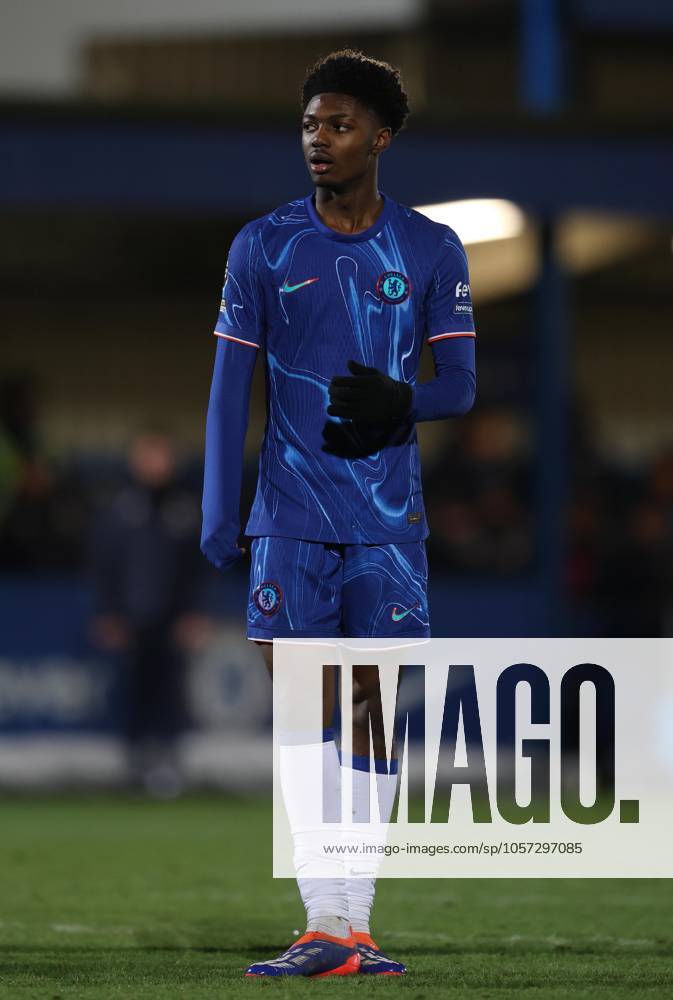 - Chelsea U21, U 21 v Sporting CP U21, Premier League International Cup, Kingsmeadow Stadium, London, UK - 7th January 2025. Daniel Weir Crystal Pix Sam Rak Sakyi of Chelsea U21. - Chelsea U21 v Sporting CP U21, Premier League International Cup, Kingsmeadow Stadium, London, UK - 7th January 2025. Daniel Weir Crystal Pix London Kingsmeadow Stadium UK