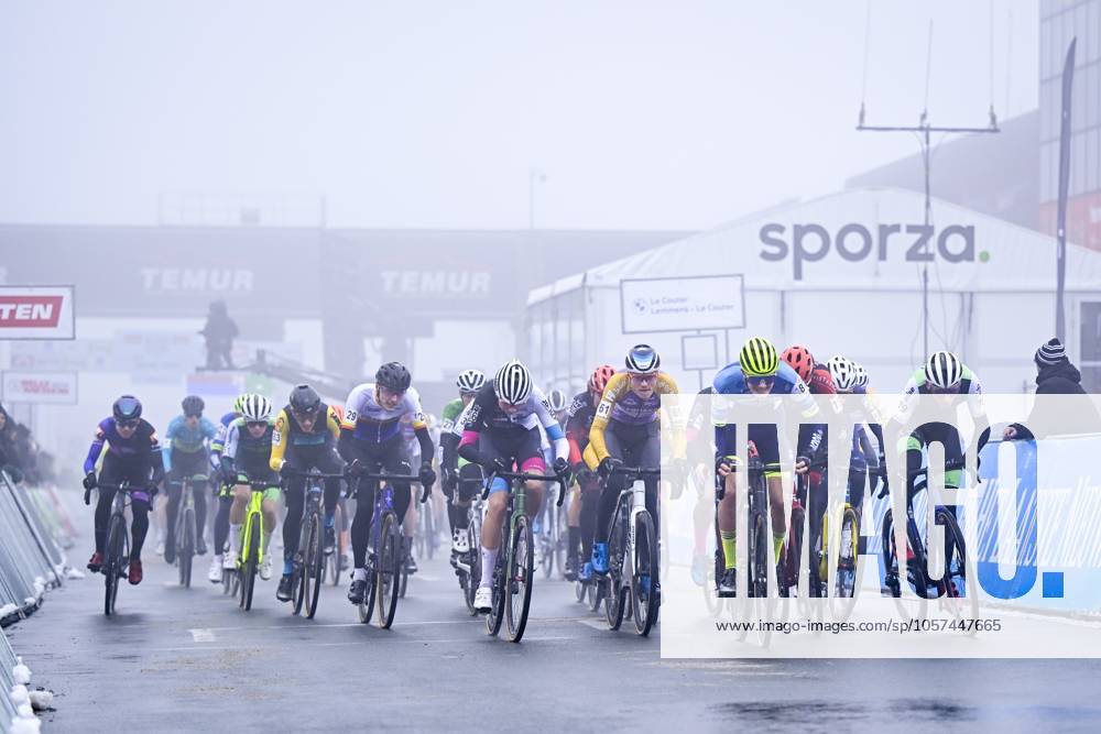 Belgian championship Cyclocross Zolder - day 1 ZOLDER, BELGIUM - JANUARY 11 : Start during the Junior Race of the 2025 Belgian Championships cyclocross in Zolder, Belgium, 11 01 2025 Zolder Belgium