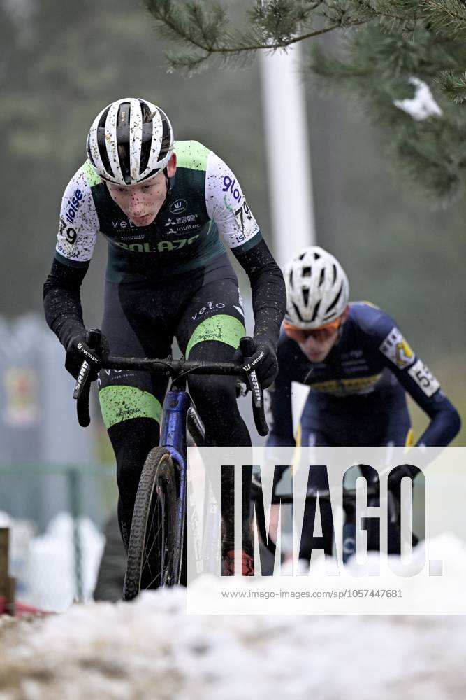 Belgian championship Cyclocross Zolder - day 1 ZOLDER, BELGIUM - JANUARY 11 : VAN DEN BOER Arthur during the Junior Race of the 2025 Belgian Championships cyclocross in Zolder, Belgium, 11 01 2025 Zolder Belgium