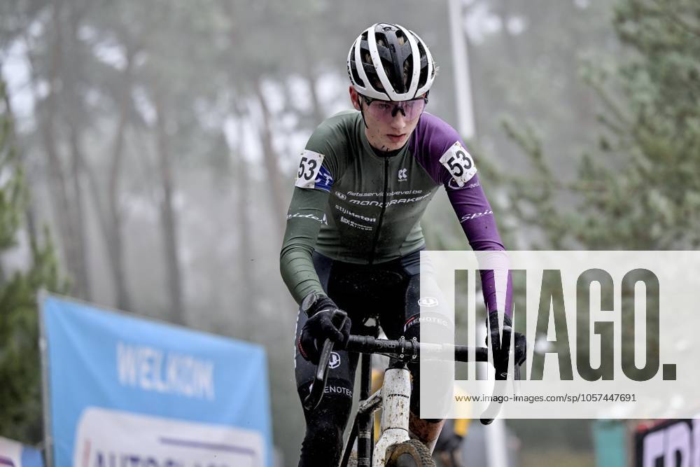 Belgian championship Cyclocross Zolder - day 1 ZOLDER, BELGIUM - JANUARY 11 : LAENEN Ryan during the Junior Race of the 2025 Belgian Championships cyclocross in Zolder, Belgium, 11 01 2025 Zolder Belgium