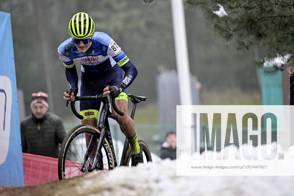 Belgian championship Cyclocross Zolder - day 1 ZOLDER, BELGIUM - JANUARY 11 : VANDEN EYNDE Mats during the Junior Race of the 2025 Belgian Championships cyclocross in Zolder, Belgium, 11 01 2025 Zolder Belgium