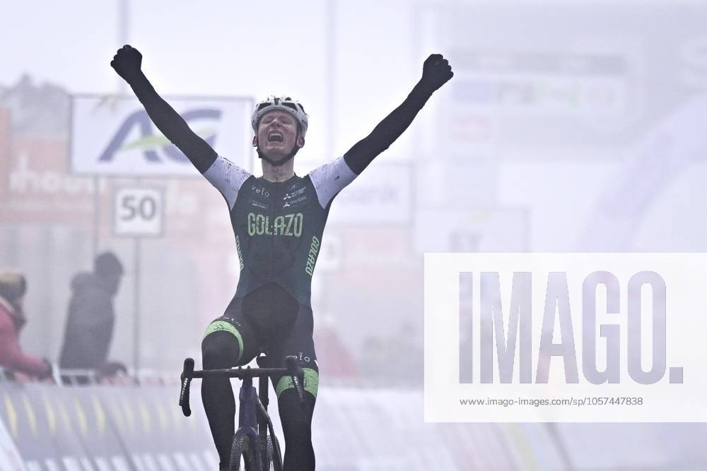 Belgian championship Cyclocross Zolder - day 1 ZOLDER, BELGIUM - JANUARY 11 : Arthur van den Boer belgian Champion during the Junior Race of the 2025 Belgian Championships cyclocross in Zolder, Belgium, 11 01 2025 Zolder Belgium