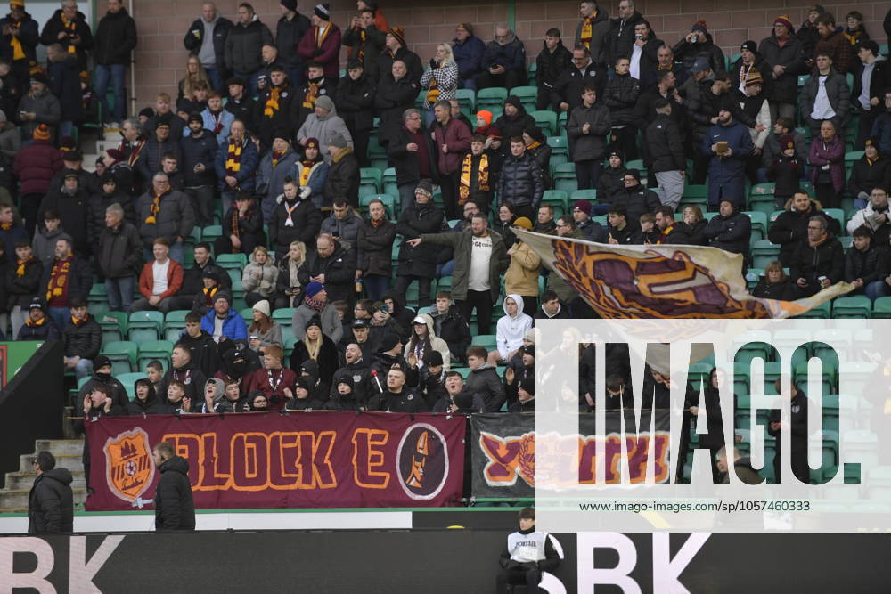 Hibernian v Motherwell William Hill Premiership Fans of Motherwell during the William Hill Premiership match at Easter Road, Edinburgh UK Newspapers OUT