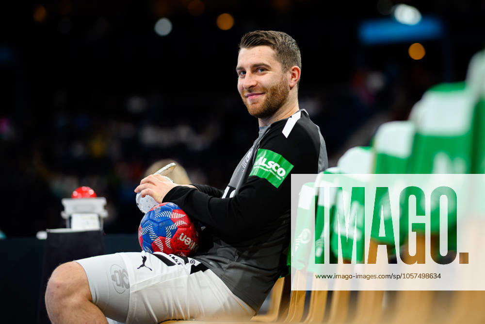 Hamburg: Handball Länderspiel - Vorbereitung WM - Deutschland - Brasilien Lukas Mertens (Deutschland) Hamburg Barlays Arena Deutschland