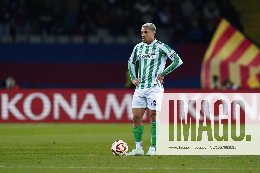 ESP: FC Barcelona, Barca - Real Betis. Copa del Rey, Round of 16. Vitor Roque of Real Betis during Copa del Rey match, Round of 16, between FC Barcelona and Real Betis played at Lluis Companys Stadium on January 15, 2025 in Barcelona, Spain. Sergio Ruiz Imago