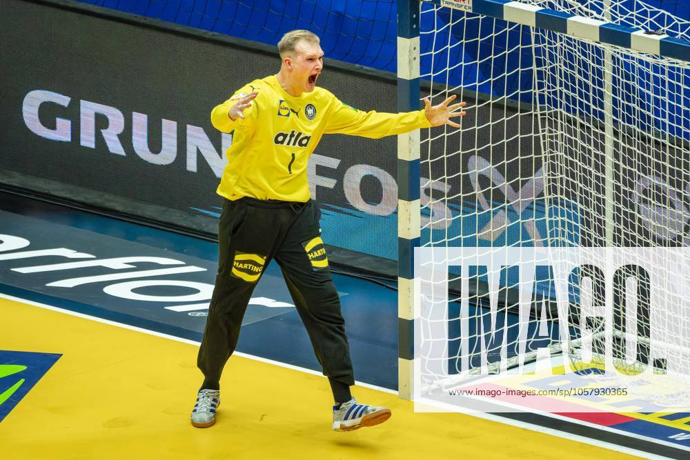 Handball Herning 19.01.2025 IHF Handball World Championship, WM, Weltmeisterschaft Vorrunde Deutschland (GER) - Tschechien (CZE) David Späth (Deutschland, TW, No.01) Spaeth Spath