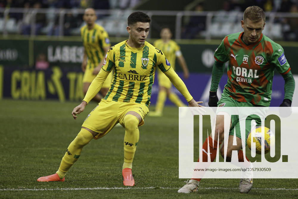Liga portugal 2 meu super - cd tondela xmario m. Tondela (pt) 01 19 2025 - liga portugal meu super - cd tondela xmario m. rodrigo ramos tondela player during the match between tondela xmario m., valid for the 18th round of the portugal league 2 meu super, held at the joao cardoso stadium, in tondela, on this sunday afternoon,(19). (Foto: Alexandre Gomes Thenews2 imago images) SPO