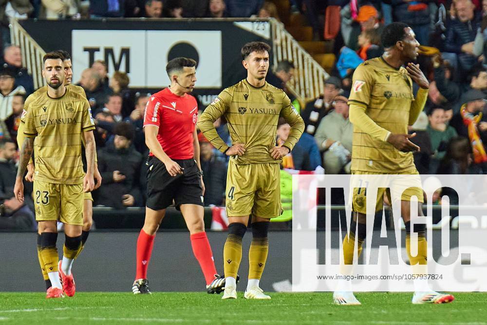 Spanish La Liga EA Sports soccer match Valencia vs Real Sociedad at Mestalla Stadium in Valencia, Spain, 19 January 2025 900 Cordon Press 900 CordonxPress LOF - Valencia vs Real Sociedad