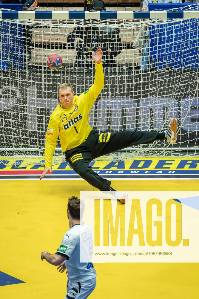 Handball Herning 19.01.2025 IHF Handball World Championship, WM, Weltmeisterschaft Vorrunde Deutschland (GER) - Tschechien (CZE) David Späth (Deutschland, TW, No.01) Spaeth Spath