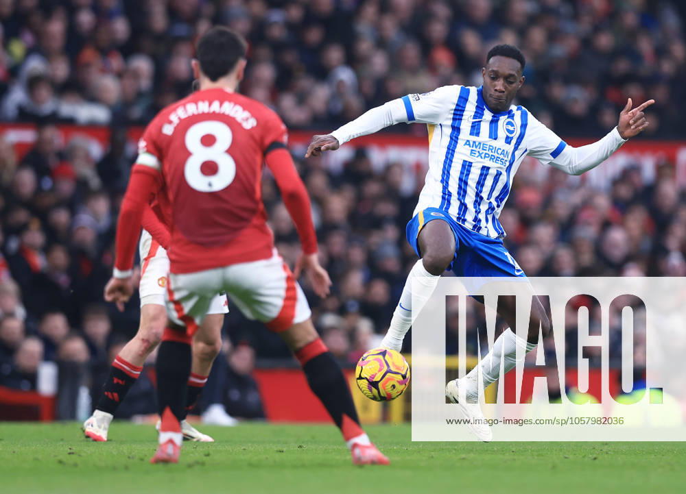 Danny Welbeck of Brighton & Hove Albion Manchester United, ManU v Brighton & Hove Albion, Premier League, Football, Old Trafford, Manchester, UK - 19 Jan 2025