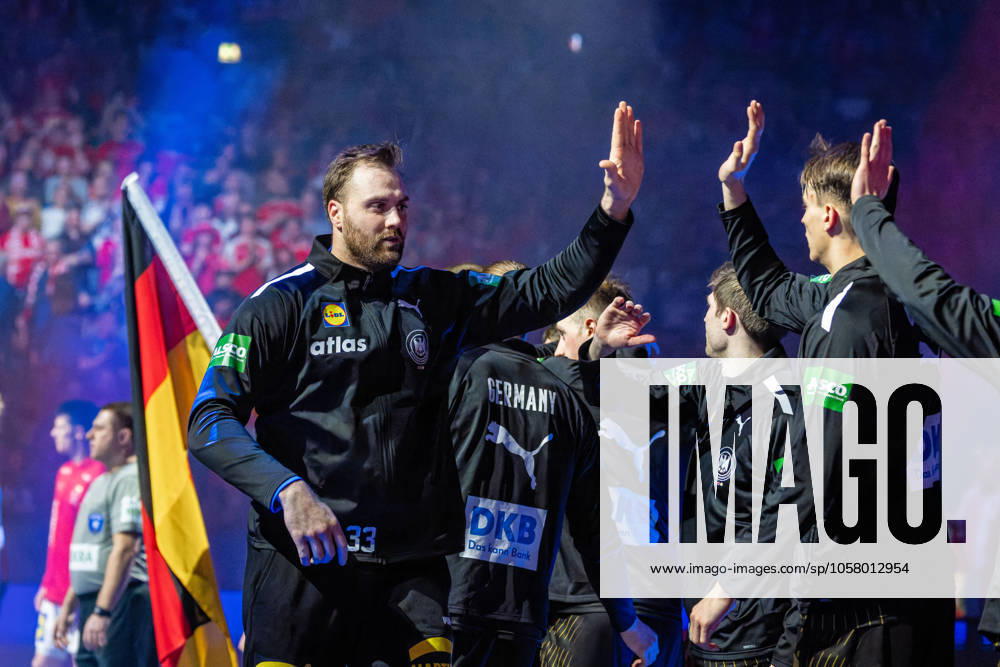 Handball Herning 19.01.2025 IHF Handball World Championship, WM, Weltmeisterschaft Hauptrunde Dänemark (DAN) - Deutschland (GER) Andreas Wolff (Deutschland, TW, No.33)