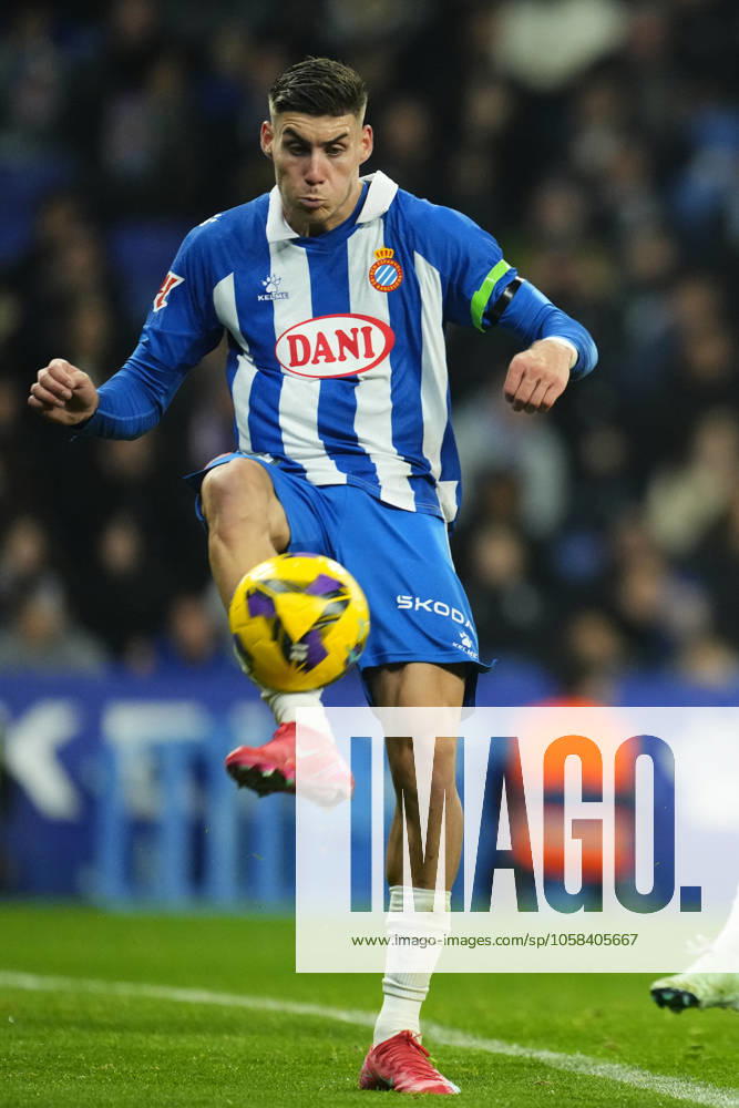 RCD Espanyol de Barcelona v Real Madrid CF - La Liga EA Sports Roberto Fernandez centre-forward of Espanyol and Spain during the LaLiga match between RCD Espanyol de Barcelona and Real Madrid CF at RCDE Stadium on February 1, 2025 in Barcelona, Spain. Barcelona Spain