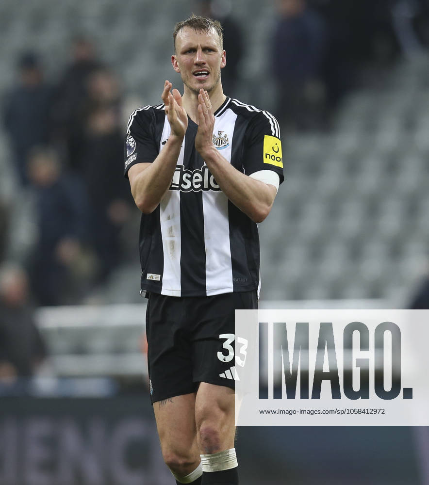 Football - 2024 2025 Premier League - Newcastle United vs Fulham - St James Park - Saturday 1st February 2025 Dan Burn of Newcastle United is seen at full time