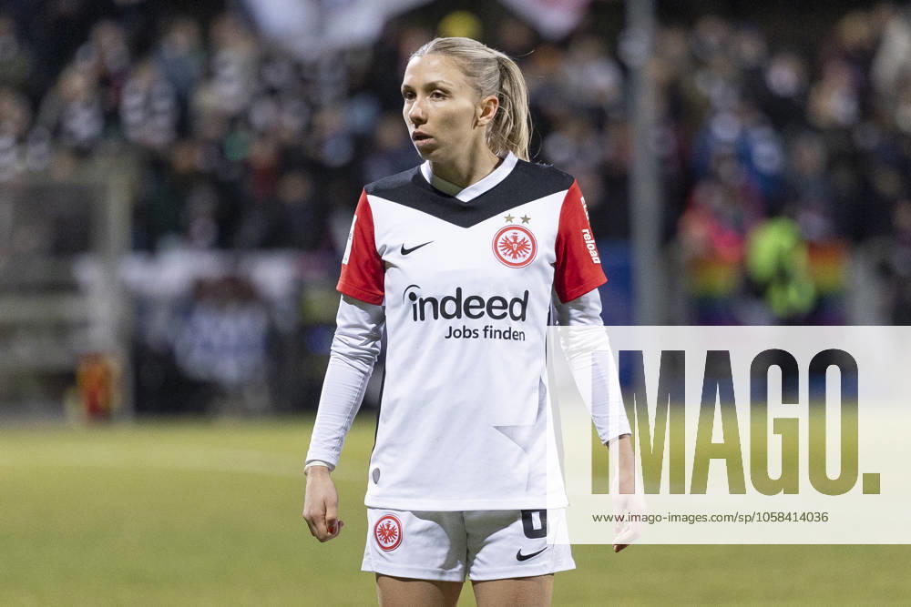 Google Pixel Frauen Bundesliga: Eintracht Frankfurt - Bayer 04 Leverkusen, 31.01.2025 Elisa Senß Sens Senss (Eintracht Frankfurt 6), Freisteller, Portrait Porträt, Eintracht Frankfurt - Bayer 04 Leverkusen, Frankfurt, Stadion am Brentanobad