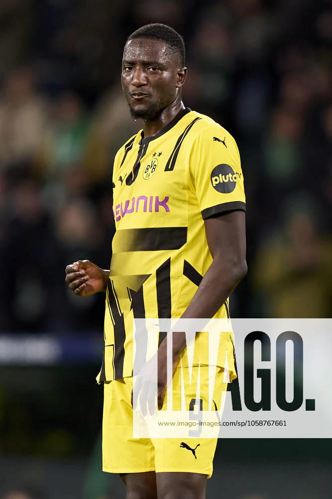 Sporting Clube de Portugal v Borussia Dortmund - UEFA Champions League 2024 25 League Knockout Play-off First Leg Serhou Guirassy of Borussia Dortmund looks on during the UEFA Champions League Knockout phase play-offs 1st leg match between Sporting CP and Borussia Dortmund at Jose Alvalade Stadium in Lisbon, Portugal, on February 11, 2025. Lisbon, Portugal Lisbon Portugal
