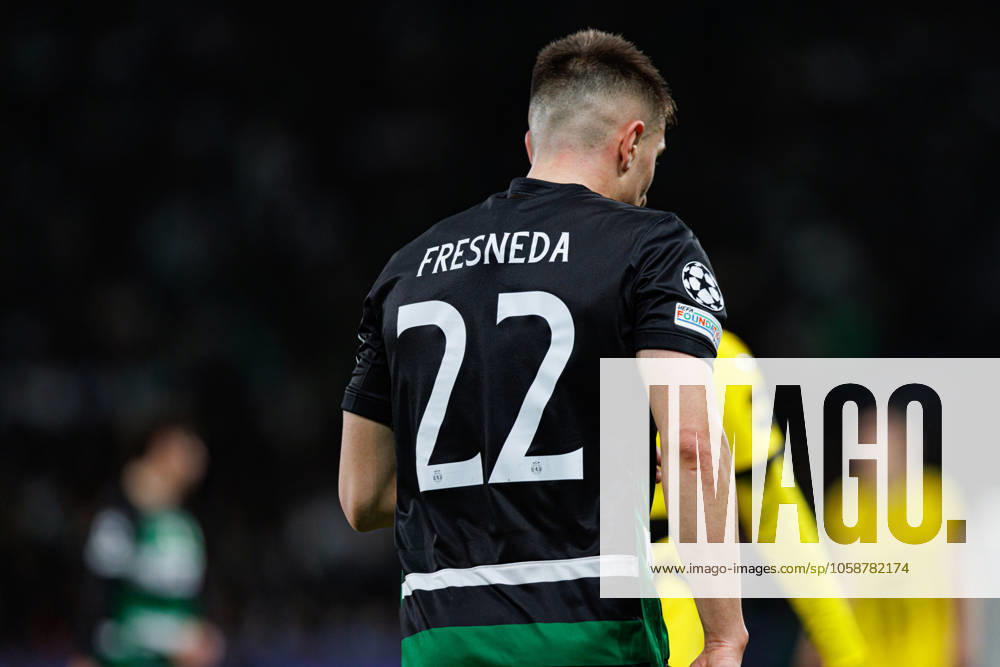 Ivan Fresneda seen during UEFA Champions League game between teams of Sporting CP and Borussia Dortmund (Maciej Rogowski) Lisbon Estadio Jose Alvalade Portugal