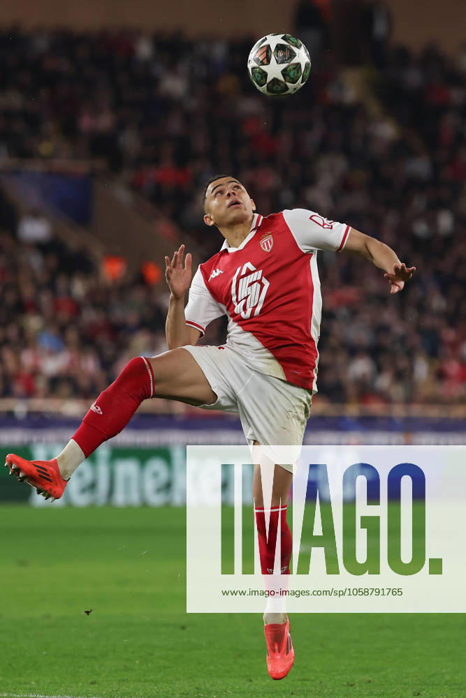 Monaco on February 12, 2025 Uefa Champions League Knockout phase play-offs, 1st leg AS Monaco - SL Benfica, Vanderson (AS Monaco)