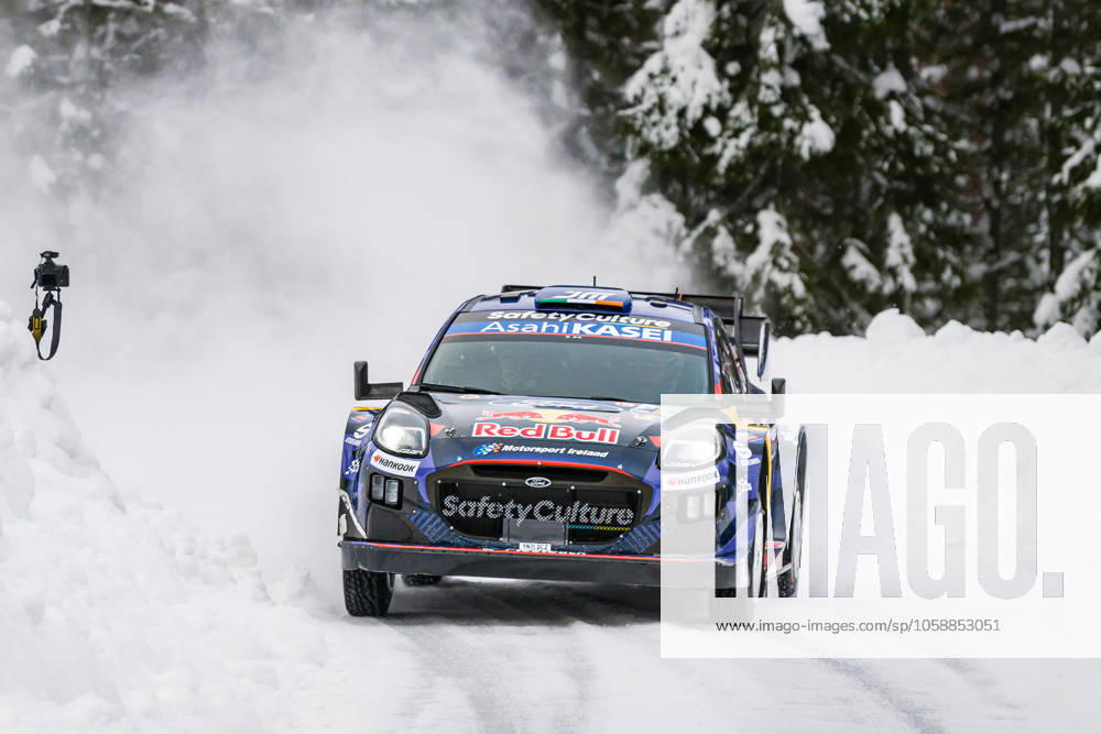MOTORI - Rally - Fia World Rally Championship WRC, Motorsport Rallye, WM Rally Sweden 2025 The Driver joshua Mcerlean And Co-Driver Eoin Treacy Of The Team M Ford World Rally Team Ford Puma Rally1,They Face 1st The Day Of The Race,During Fia World Rally Championship Wrc Rally Sweden 2025 14 February,Umea? Sweden Umea Sweden