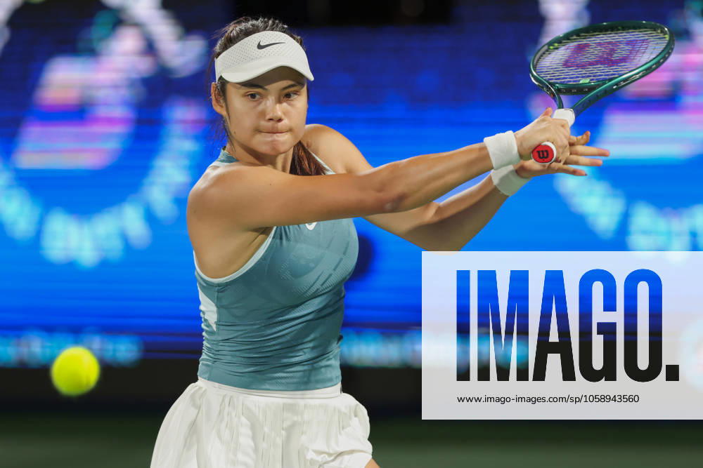 Emma Raducanu, Dubai Duty Free Tennis Championships, Dubai, U.A.E.