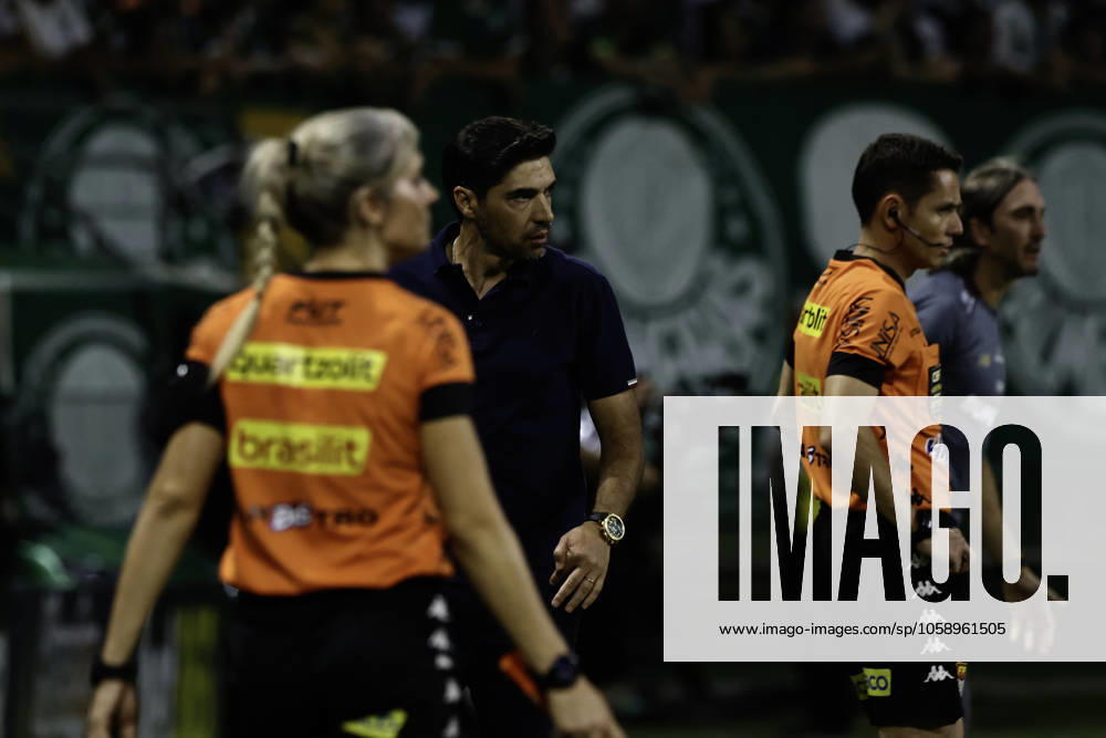Match between Palmeiras and Sao Paulo for the Sao Paulo championship Sao paulo (sp), 02 16 2025 - paulistao palmeiras vs sao paulo - palmeiras coach abel ferreira, during the match between palmeiras and sao paulo, valid for the 10th round of the 2025 paulista football championship, on the night of this sunday, february 16, 2025, at allianz parque, in sao paulo. (Foto: Leco Viana Thenews2 imago images) SPO