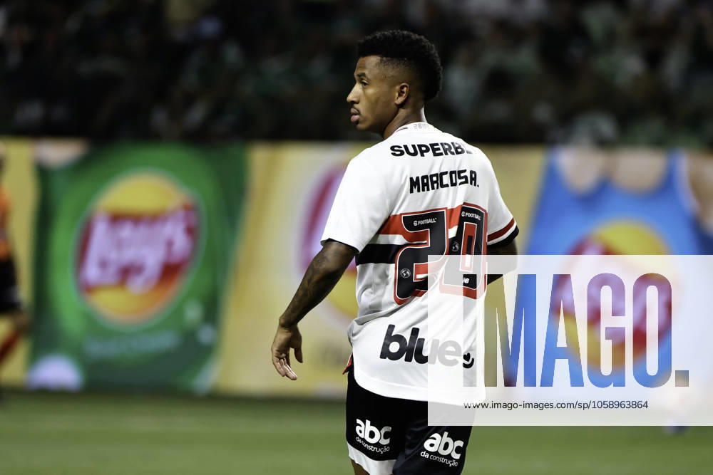 Match between Palmeiras and Sao Paulo for the Sao Paulo championship Sao paulo (sp), 02 16 2025 - paulistao palmeiras vs sao paulo - player marcos during the match between palmeiras and sao paulo, valid for the 10th round of the 2025 paulista football championship, on the night of this sunday, february 16, 2025, at allianz parque, in sao paulo. (Foto: Leco Viana Thenews2 imago images) SPO