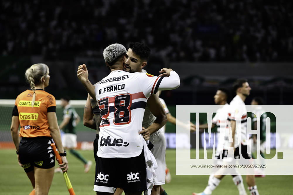 Match between Palmeiras and Sao Paulo for the Sao Paulo championship Sao paulo (sp), 02 16 2025 - paulistao palmeiras vs sao paulo - player alan franco after the match between palmeiras against sao paulo, valid for the 10th round of the 2025 paulista football championship, on the night of this sunday, february 16, 2025, at allianz parque, in sao paulo. (Foto: Leco Viana Thenews2 imago images) SPO