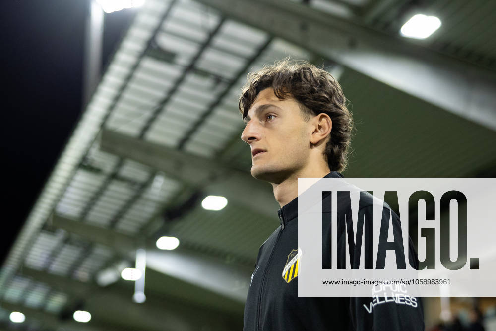 Häckens Silas Andersen inför fotbollsmatchen i Svenska Cupen mellan BK Häcken och Öster den 17 februari 2025 i Göteborg.