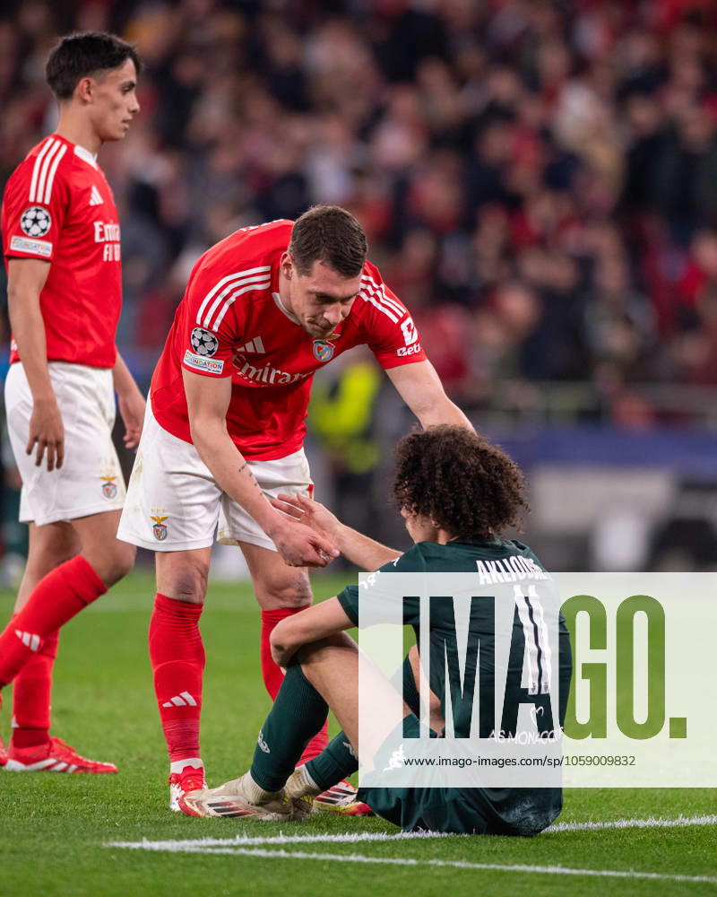 ANDREA BELOTTI from SL Benfica seen during the UEFA Champions League 2024 25 match between SL Benfica and AS Monaco at Estadio do Lisboa e Benfica 18, February 2025 in Lisboa, Portugal. Final Score SL Benfica 3 - 3 AS Monaco Lisboa Portugal - ZUMAl192 20250218_zsp_l192_018