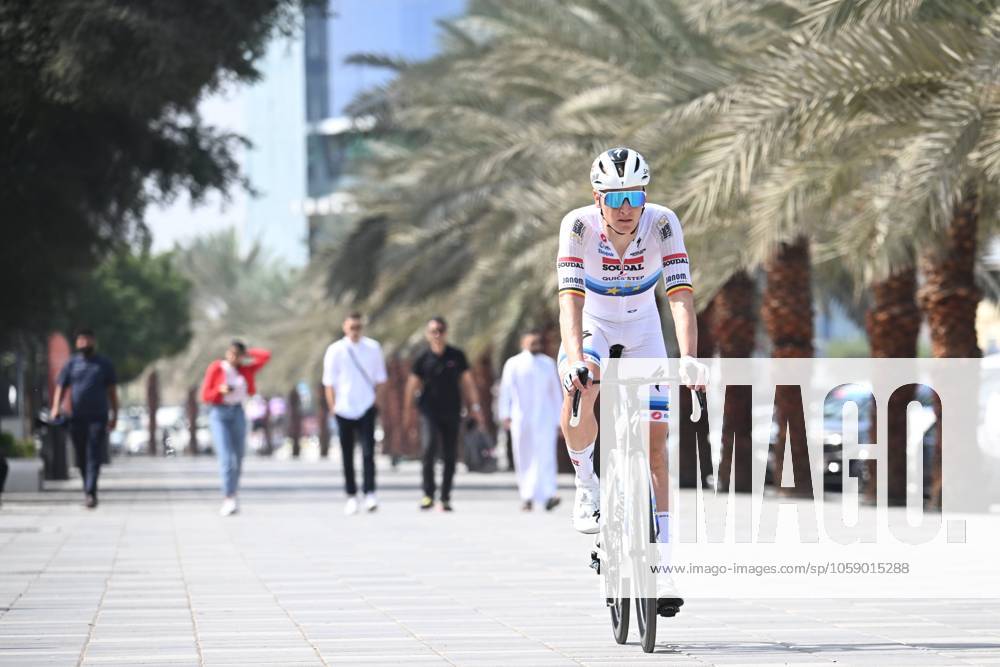 UAE Tour 2025 - Stage 3 JEBEL JAIS, UNITED ARAB EMIRATES - FEBRUARY 19 : Merlier Tim (BEL) of Soudal Quick-Step pictured during Stage 3 of the UAE Tour 2025 cycling race with start in Ras Al Khaimah and finish in Jebel Jais (181km) on February 19, 2025 in Jebel Jais, United Arab Emirates, 19 02 2025 Jebel Jais United Arab Emirates