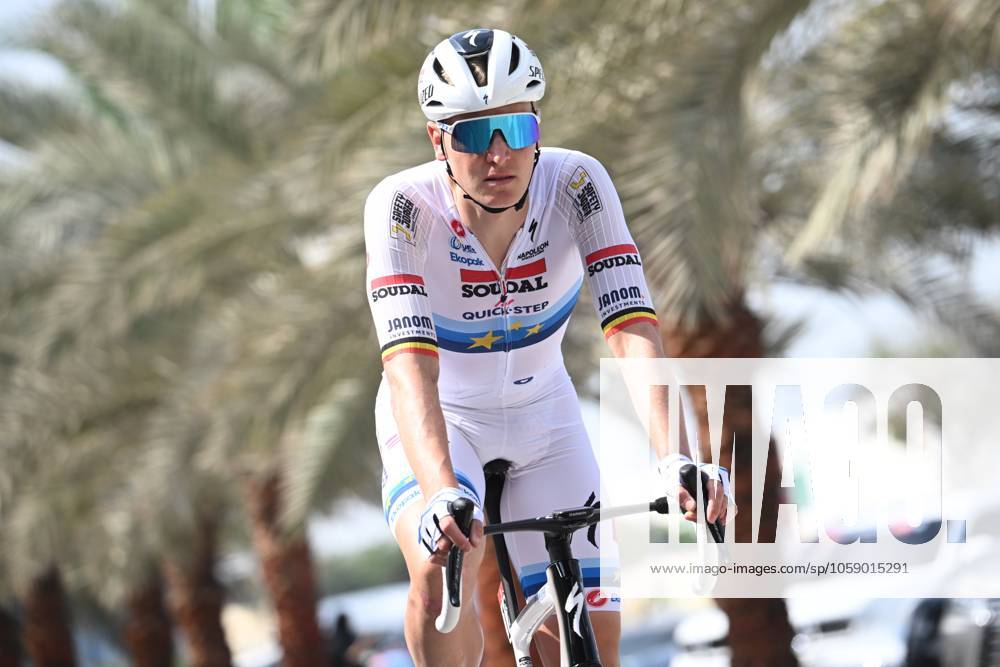 UAE Tour 2025 - Stage 3 JEBEL JAIS, UNITED ARAB EMIRATES - FEBRUARY 19 : Merlier Tim (BEL) of Soudal Quick-Step pictured during Stage 3 of the UAE Tour 2025 cycling race with start in Ras Al Khaimah and finish in Jebel Jais (181km) on February 19, 2025 in Jebel Jais, United Arab Emirates, 19 02 2025 Jebel Jais United Arab Emirates