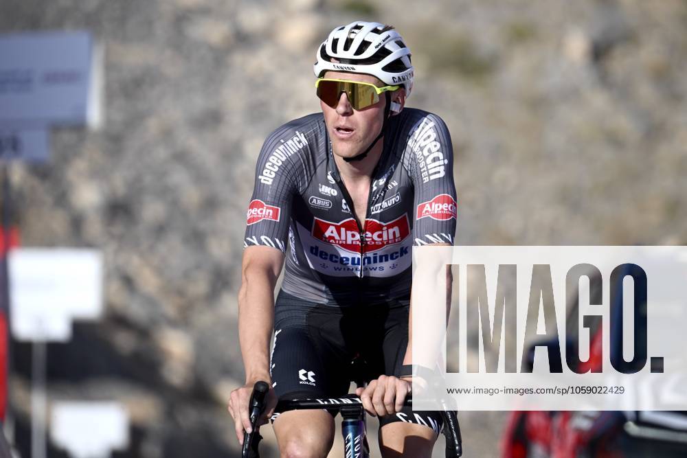UAE Tour 2025 - Stage 3 JEBEL JAIS, UNITED ARAB EMIRATES - FEBRUARY 19 : Kielich Timo (BEL) of Alpecin-Deceuninck during Stage 3 of the UAE Tour 2025 cycling race with start in Ras Al Khaimah and finish in Jebel Jais (181km) on February 19, 2025 in Jebel Jais, United Arab Emirates, 19 02 2025 Jebel Jais United Arab Emirates