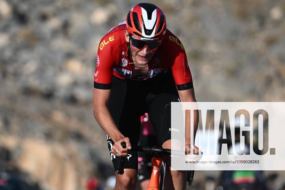 UAE Tour 2025 - Stage 3 JEBEL JAIS, UNITED ARAB EMIRATES - FEBRUARY 19 : Tarling Joshua (GBR) of Ineos Grenadiers in action during Stage 3 of the UAE Tour 2025 cycling race with start in Ras Al Khaimah and finish in Jebel Jais (181km) on February 19, 2025 in Jebel Jais, United Arab Emirates, 19 02 2025 Jebel Jais United Arab Emirates