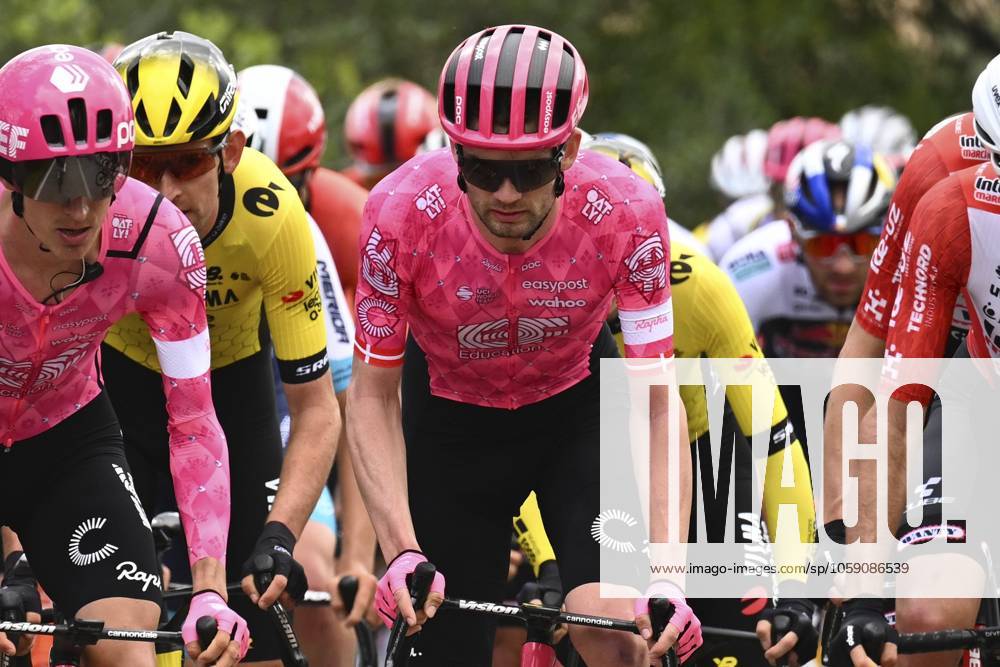 2025 Volta Algarve cycling race - Stage 3 TAVIRA, PORTUGAL - FEBRUARY 21 : Asgreen Kasper (DEN) of EF Education - Easypost during stage 3 of the 51th edition of the Volta Algarve cycling race, with start in Vila Real Santo Antonio and finish in Tavira on February 21, 2025 in Tavira, Portugal, 21 02 2025 ( Motordriver Kenny Verfaillie - Tavira Portugal