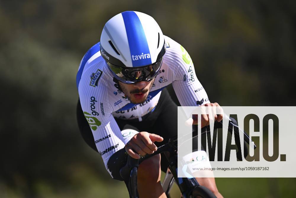 2025 Volta Algarve cycling race - Stage 5 MALHAO, PORTUGAL - FEBRUARY 23 : Campos Francisco (POR) of AP Hotels & Resorts Tavira SC Farense during stage 5, an individual time trial, of the 51th edition of the Volta Algarve cycling race, with start in Salir and finish in Malhao on February 23, 2025 in Malhao, Portugal, 23 02 2025 ( Motordriver Kenny Verfaillie - Malhao Portugal