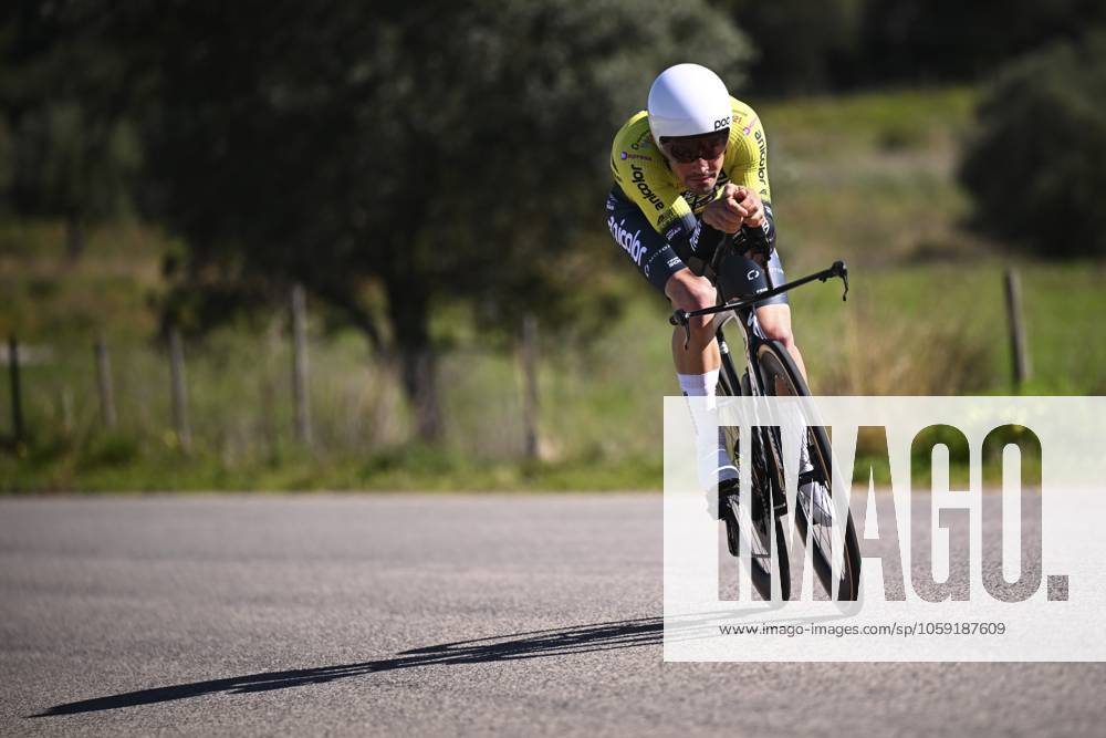 2025 Volta Algarve cycling race - Stage 5 MALHAO, PORTUGAL - FEBRUARY 23 : Costa Fabio (POR) of Anicolor Tien 21 during stage 5, an individual time trial, of the 51th edition of the Volta Algarve cycling race, with start in Salir and finish in Malhao on February 23, 2025 in Malhao, Portugal, 23 02 2025 ( Motordriver Kenny Verfaillie - Malhao Portugal
