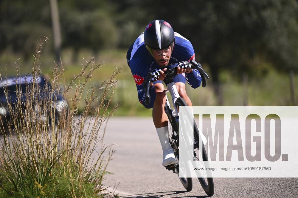 2025 Volta Algarve cycling race - Stage 5 MALHAO, PORTUGAL - FEBRUARY 23 : Amado Goncaio (POR) of Radio Popular - Paredes - Boavista during stage 5, an individual time trial, of the 51th edition of the Volta Algarve cycling race, with start in Salir and finish in Malhao on February 23, 2025 in Malhao, Portugal, 23 02 2025 ( Motordriver Kenny Verfaillie - Malhao Portugal