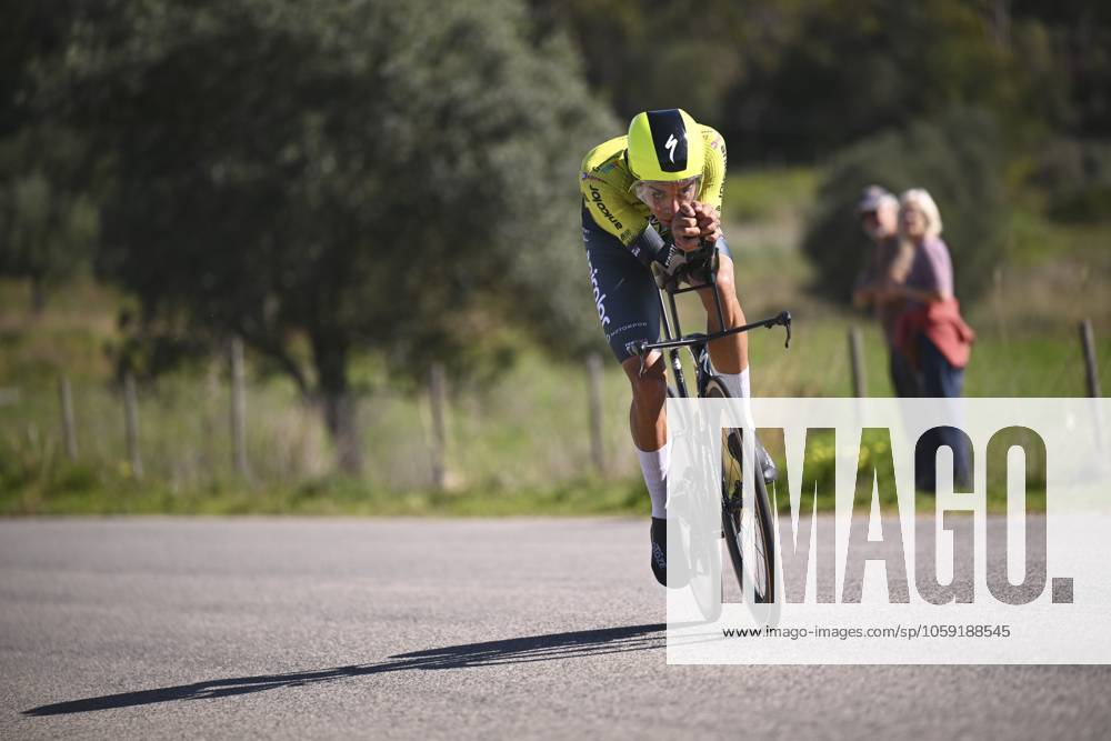 2025 Volta Algarve cycling race - Stage 5 MALHAO, PORTUGAL - FEBRUARY 23 : Reis Rafael (POR) of Anicolor Tien 21 during stage 5, an individual time trial, of the 51th edition of the Volta Algarve cycling race, with start in Salir and finish in Malhao on February 23, 2025 in Malhao, Portugal, 23 02 2025 ( Motordriver Kenny Verfaillie - Malhao Portugal