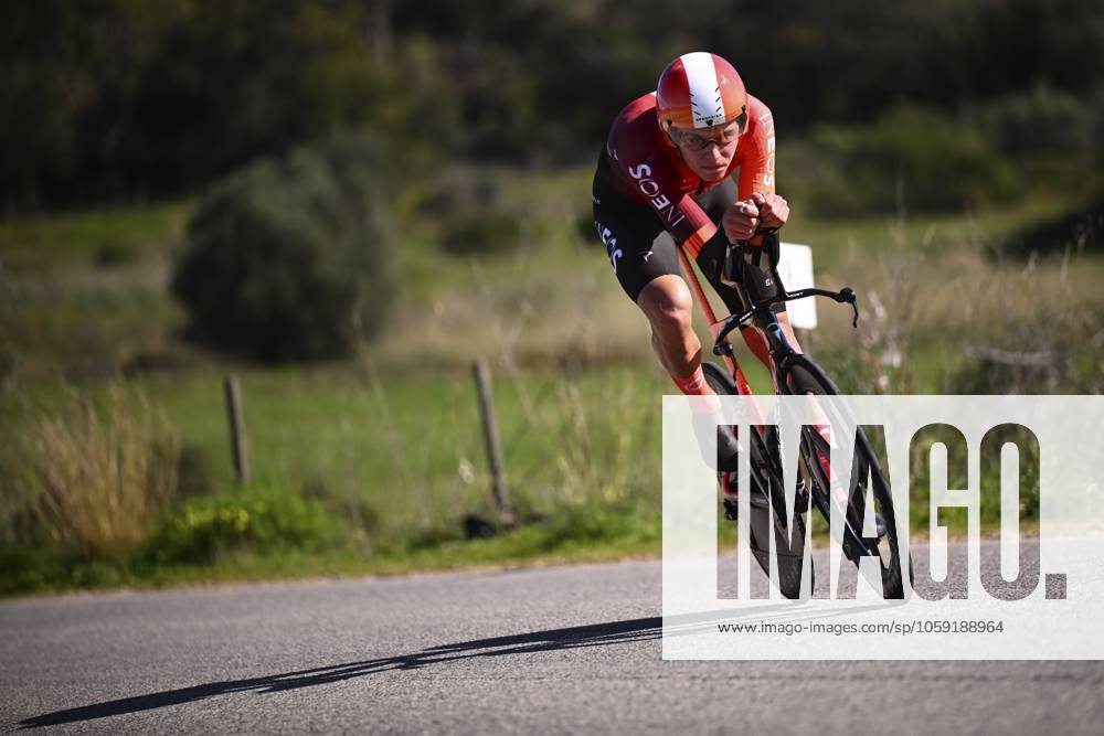 2025 Volta Algarve cycling race - Stage 5 MALHAO, PORTUGAL - FEBRUARY 23 : Schmidt Artem (USA) of Ineos Grenadiers during stage 5, an individual time trial, of the 51th edition of the Volta Algarve cycling race, with start in Salir and finish in Malhao on February 23, 2025 in Malhao, Portugal, 23 02 2025 ( Motordriver Kenny Verfaillie - Malhao Portugal