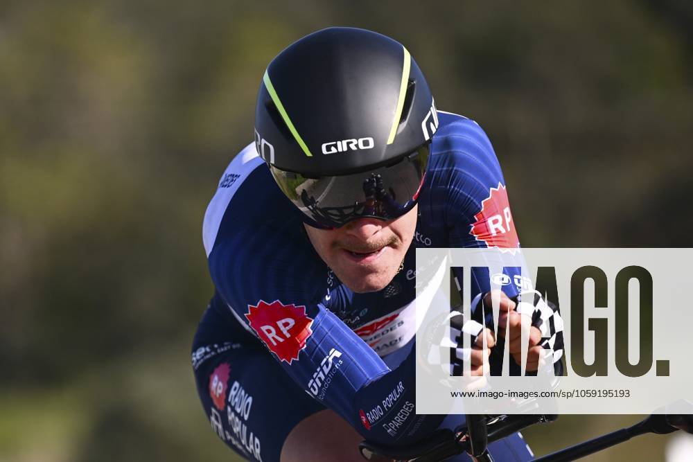 2025 Volta Algarve cycling race - Stage 5 MALHAO, PORTUGAL - FEBRUARY 23 : Lopes Lucas (POR) of Radio Popular - Paredes - Boavista during stage 5, an individual time trial, of the 51th edition of the Volta Algarve cycling race, with start in Salir and finish in Malhao on February 23, 2025 in Malhao, Portugal, 23 02 2025 ( Motordriver Kenny Verfaillie - Malhao Portugal